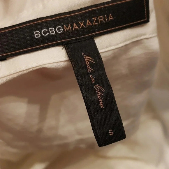 bcbgmaxazria cotton/silk top size S - Picture 4 of 5